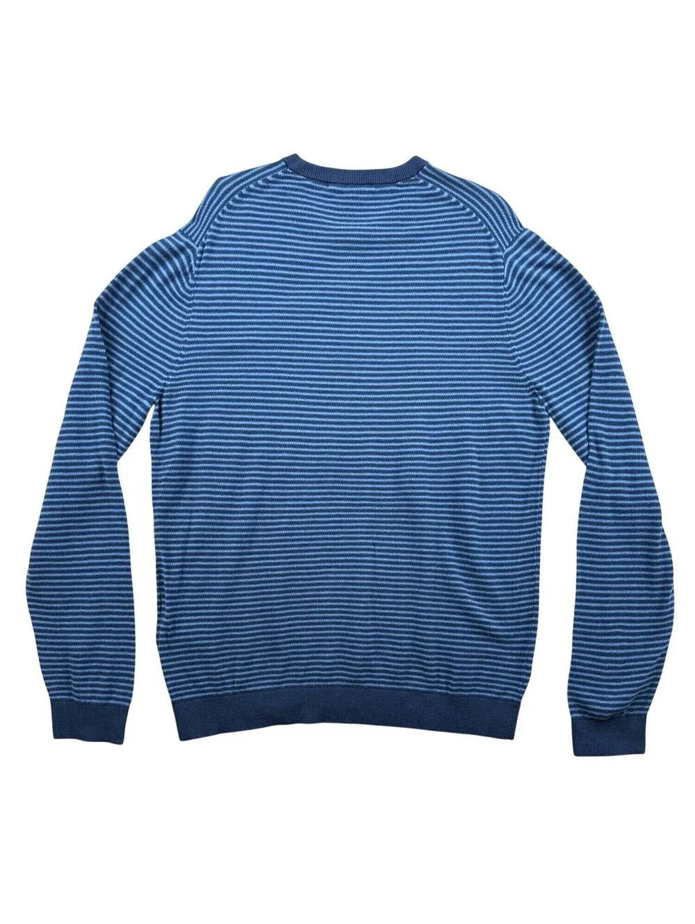 NEW Michael Kors Small Blue Stripe Crew Neck Sweater Large
